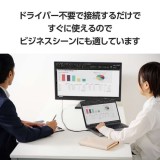 【即納】【代引不可】映像変換ケーブル USB Type-C-HDMI ミラーリング対応 60Hz 2.0m ブラック エレコム MPA-CHDMI20BK2