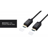 【代引不可】長尺HDMIケーブル 5m アクティブオプティカル 4K60P(18Gbps)対応 ARC対応 高速伝送可能 ハイブリッド構造 ブラック エレコム DH-HDLOA05BK