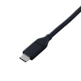 【即納】【代引不可】映像変換ケーブル USB Type-C-HDMI ミラーリング対応 60Hz やわらか 1.0m ブラック エレコム MPA-CHDMIY10BK2