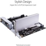 【沖縄・離島配送不可】【代引不可】拡張カード 最大4台 PCIE 4.0 M.2ドライブをサポート HYPER M.2 X16 GEN 4 Card ASUSTeK COMPUTER ASU-HYPER/M.2/X16/GEN/4/CARD