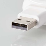 【代引不可】Apple Watch 磁気充電変換アダプター USB-Aコネクター アップルウォッチ 充電 コンパクト 持ち運び 便利 Apple正規認証品 ホワイト エレコム MPA-AWADWH