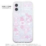 iPhone12mini 対応 iPhone 12 mini ケース カバー サンリオキャラクターズ IIIIfit Crystal Shell 超硬質ガラスケース 耐衝撃   グルマンディーズ SANG-112