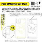 iPhone12Pro 対応 iPhone 12Pro ケース ポケットモンスター POKEMON IIIIfit Crystal Shell 超硬質ガラスケース 耐衝撃   グルマンディーズ POKE-716