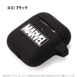 AirPods エアポッズ エアーポッズ ケース カバー AirPods充電ケース用 シリコンカバー マーベルキャラクター AirPods コンパクト 持ち歩きMARVEL マーベルロゴ PGA PG-DAPC0****