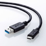 【即納】【代引不可】USB Type-Cケーブル USB3.1 Gen2 Type C-Aケーブル 0.5m USB認証取得品 スマホ タブレット PC ブラック サンワサプライ KU31-CA05