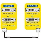 【代引不可】サンワサプライ DVIシングルリンクケーブル KC-DVI-1SL