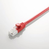 【代引不可】Cat6対応ツメ折れ防止LANケーブル　3m　レッド エレコム LD-GPT/R3/RS