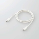 USBケーブル 1m ホワイト なめらかUSB Type-Cケーブル USB PD対応 USB Type-C 超高速 充電 データ転送 スマホ タブレット エレコム MPA-CCSS10WH