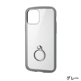 【代引不可】iPhone 12/iPhone 12 Pro ハイブリッドケース TOUGH SLIM フレームカラー リング付 硬度8H 耐衝撃 エレコム PM-A20BTSLFCR