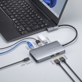 【即納】【代引不可】USB Type-C ドッキングステーション HDMIポート PC パソコン 周辺機器 サンワサプライ USB-DKM8S