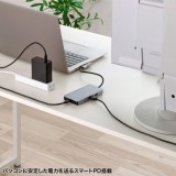 【即納】【代引不可】USB Type-C ドッキングステーション HDMIポート PC パソコン 周辺機器 サンワサプライ USB-DKM8S