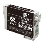 【代引不可】エプソン ICBK62 互換 リサイクルインク カートリッジ ブラック EPSON エコリカ ECI-E62B