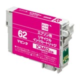 【代引不可】エプソン ICM62 互換 リサイクルインク カートリッジ マゼンタ EPSON エコリカ ECI-E62M