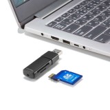 【即納】【代引不可】USB 5Gbps カードリーダー USB－A SD/microSDカードリーダー サンワサプライ ADR-5MSD1BK