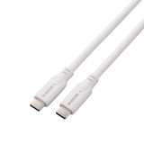 【即納】【代引不可】タイプC ケーブル ( USB Type-C to C ) 1m PD 100W USB10Gbps準拠 【 MacBook Pro iPad iPhone 等 TypeC 機器対応 】 ホワイト エレコム MPA-CC1G10WH