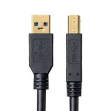 【代引不可】USB3.0ケーブル 2m ブラック 認証取得品 Aコネクタ-Bコネクタ USBケーブル 耐振動 耐衝撃 PC USB機器 接続 サンワサプライ KU30-20BKK