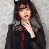 クラシックロングデビル レディース 大人サイズ デビル DEVIL 悪魔 ロング丈 クラシック コスチューム 衣装 コスプレ 仮装 変装 コスプレ クリアストーン 4560320886310