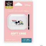 カナヘイ 画 AirPods Pro エアーポッズプロ第1世代 用 クリアソフトケース ミッキー ＆ フレンズ Disney Mickey ＆ Friends PGA PG-DKAPPTP01MKY