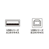 【代引不可】USB2.0ケーブル 5m USBケーブル PC USB周辺機器 接続 2重シールド ツイストペア線 耐振動 耐衝撃 ブラック サンワサプライ KU20-5BKK2