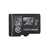 microSDXCカード 128GB UHS-I Class10 SDメモリーカード変換アダプタ付属 INDEXシール付 グリーンハウス GH-SDMRXCUB128G