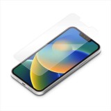 iPhone 14 iPhone 13 iPhone 13 Pro 6.1インチ 対応 液晶保護ガラス ブルーライト低減 光沢 ガイドフレーム付 画面保護 ガラス 表面硬度10H dragontrail  PGA PG-22KGL03BL