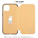 iPhone13 iPhone6.1インチ デュアルカメラ 2眼モデル 対応 ケース カバー ミッフィー Miffy IIIIfit Flip フリップ型 スマホケース 手帳型 フリップタイプ フリップケース グルマンディーズ MF-213