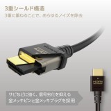 【代引不可】HDMI 2.1 ケーブル ウルトラハイスピード 1.5m 8K 4K 【 PS5 PS4 Nintendo Switch Xbox など対応 】 ブラック エレコム DH-HD21E15BK2