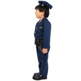 【即納】キッズジョブ おまわりさん 120 お巡りさん 警官 警察官 コスプレ コスチューム 衣装 仮装　変装　子供サイズ クリアストーン 4560320837244