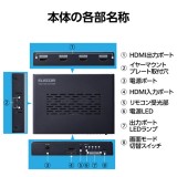 【即納】【代引不可】ビデオウォールコントローラー HDMI(出力)4ポート メタル ブラック エレコム VSP-VWCHD14BK