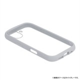 iPhone 16 耐衝撃ハイブリッドケース 「Cleary」 ダークグレー LEPLUS NEXT LN-IM24PLCGY