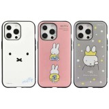 iPhone13Pro iPhone6.1インチ トリプルカメラ 3眼モデル 対応 ケース カバー IIIIfit イーフィット ミッフィー Miffy ハイブリッドケース スマートフォンケース グルマンディーズ MF-214