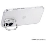 iPhone 16 スタンド搭載ハイブリッドケース 「mycam Stand」 シャンパンゴールド LEPLUS NEXT LN-IM24MCSGD