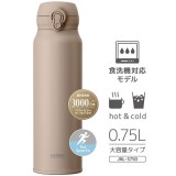 真空断熱ケータイマグ 保温 保冷 750ml 食洗機対応 グレーベージュ サーモス JNL-S750-GYBE