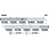 Nゲージ 東京メトロ 15000系 行先表示点灯 基本4両編成セット 動力付き 鉄道模型 電車 greenmax グリーンマックス 31751