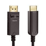 【代引不可】光ファイバーケーブル DisplayPort-HDMI変換光ファイバーケーブル 10m ディスプレイ テレビ プロジェクター 接続 映像 音声 出力 サンワサプライ KC-DPHDFB100