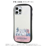 iPhone12 iPhone12Pro 対応 6.1インチ ケース カバー ピーターラビット ハイブリッドガラスケース ハイブリッドケース グルマンディーズ PR-58