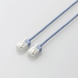 【代引不可】LANケーブル Cat6A準拠 3m 10Gbit 超高速 ツメ折れ防止 スーパースリム 直径3mm ブルー エレコム LD-GPASST/BU30