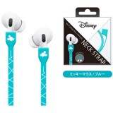 AirPods Pro/AirPods ネックストラップ シリコン 落下・紛失防止  Disney ミッキーマウス PGA PG-DNSTMKY