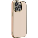 iPhone 14 Pro 6.1インチ 用 メタリックフレーム ソフトケース ピンク PGA PG-22QTP05PK