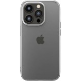 iPhone 14 Pro 6.1インチ 用 メタリックフレーム クリアケース シルバー PGA PG-22QTP08SV