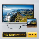 【代引不可】USB Type C-HDMI変換アダプタ(4K/30Hz) DisplayPort Altmode対応  AV機器 PC TV ディスプレイ 周辺機器 アクセサリー サンワサプライ AD-ALCHD02