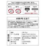 Type-C to Lightning ライトニング ホワイト カラフル ケーブル 1m USB PD パワーデリバリー 対応 スマホ スマートフォン 充電 藤本 CK-CL02WH