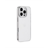 iPhone 16 Pro スタンド搭載ハイブリッドケース 「mycam Stand」 シルバー LEPLUS NEXT LN-IP24MCSSV