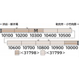 Nゲージ 鉄道模型 東京メトロ10000系（車番選択式）増結用中間車6両セット（動力無し） グリーンマックス 31799