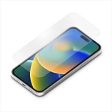 iPhone 14 Pro 6.1インチ対応 液晶全面保護ガラス ブルーライト低減 アンチグレア ガイドフレーム付 画面保護 ガラス 表面硬度10H dragontrail  PGA PG-22QGL04FBL