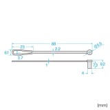 SCコネクタ 脱落防止キャップ（フェルール用）10個入り SC コネクタキャップ  サンワサプライ HKB-TLCVR4