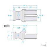 LCポートダストカバー（2芯タイプ） 10個入り LCポート用 ほこりから守る サンワサプライ HKB-TLDST2