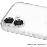 iPhone 16 Plus カメラレンズ保護ガラスハイブリッドケース 「UTILO All Cover Glass」 クリア LEPLUS NEXT LN-IA24CAGCL