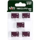 Nゲージ 19G コンテナ 新塗装 5個入 鉄道模型 レイアウト ストラクチャー ジオラマ カトー KATO 23-577