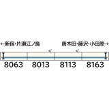 Nゲージ 鉄道模型 小田急8000形 更新車・OERマーク無し 増結4両編成セット 動力無し  グリーンマックス 31864